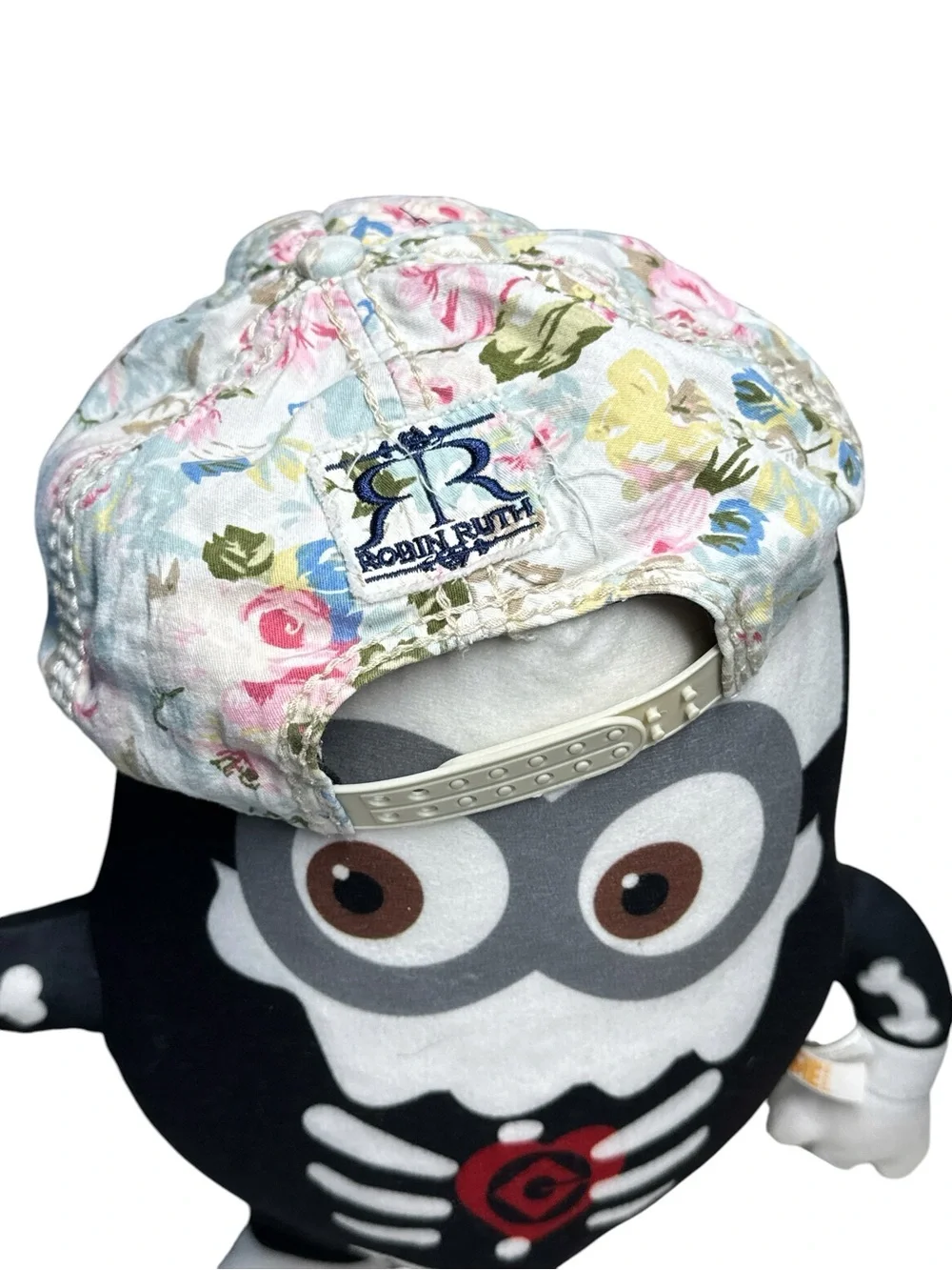 Robin Ruth Floral Quilted Kids Baseball Cap - Pastel Pink, Blue, Yellow, Green